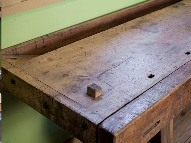 20th Century Vintage French Workbench