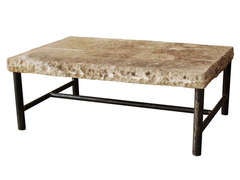 19th c. Carved Stone Coffee Table