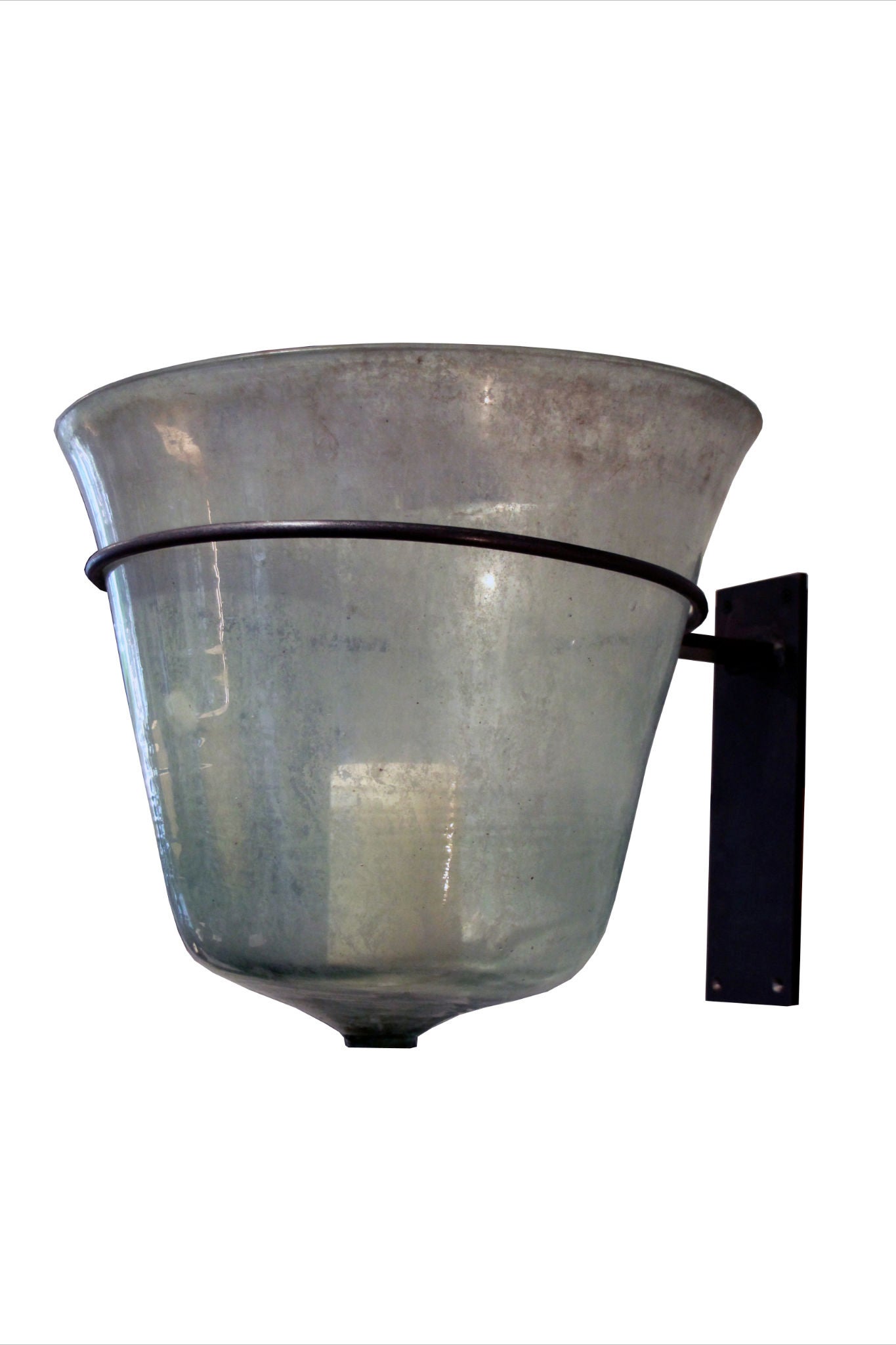 Hurricane made from French garden cloche