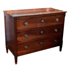 19th century 3 drawer chest