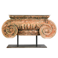 Terra Cotta Ionic Capital