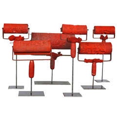 Chinese Propaganda Printmaking Rollers