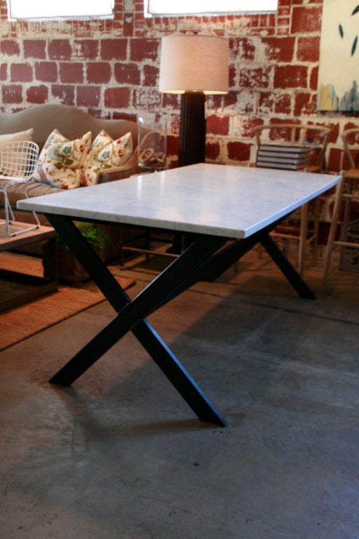 Custom French Picnic Table at 1stdibs