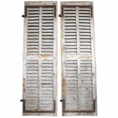 Pair of Antique Wooden Shutters
