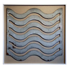 Steel Wave Architectural Fragment