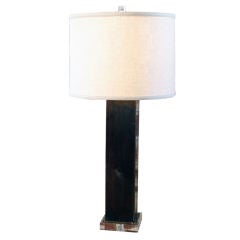Steel Column Table Lamp