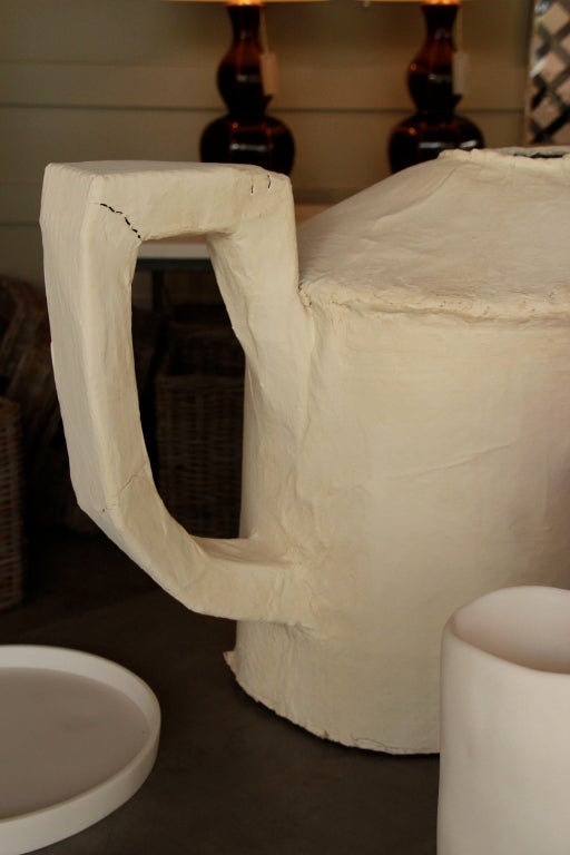 Extra Large Paper Mache Teapot at 1stDibs