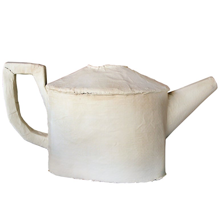 Extra Large Paper Mache Teapot at 1stDibs