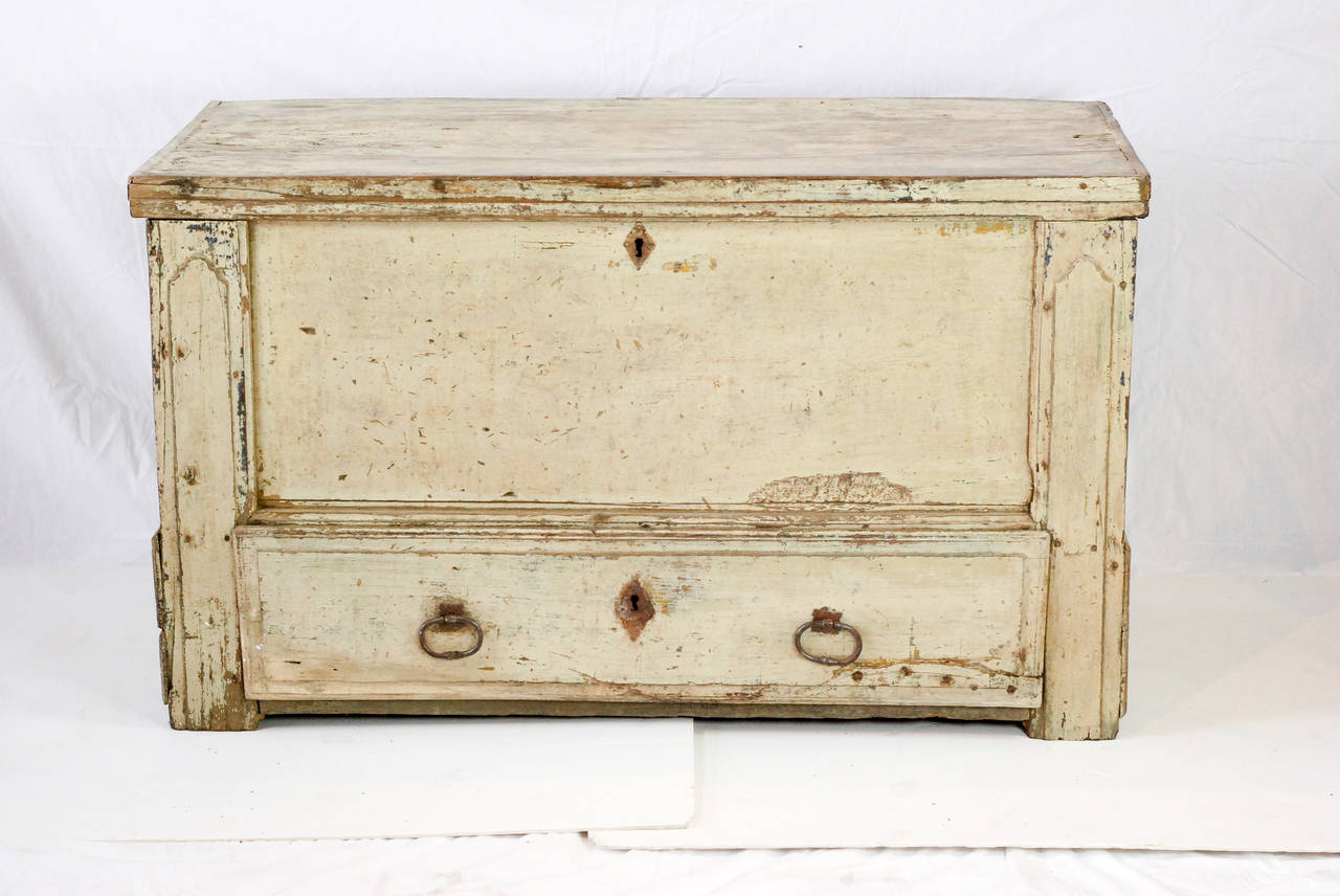 19th c. Top Opening Chest at 1stdibs