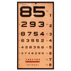 Vintage Eye Chart