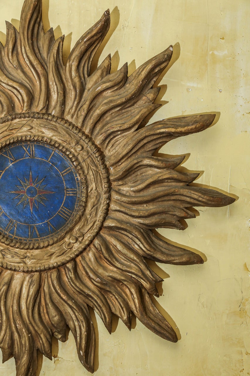 Giltwood Early Italian Sunburst