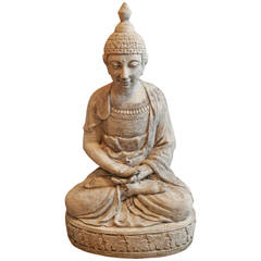 Large Seated Buddha Statue