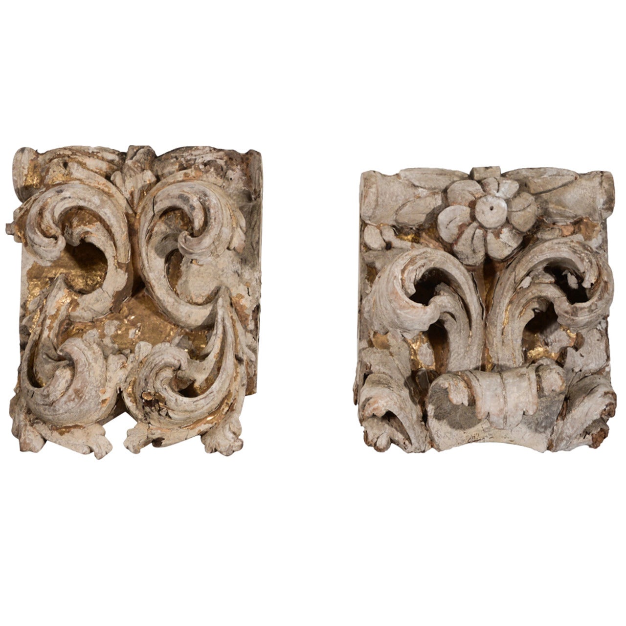 17th Century Portuguese Carved Architectural Elements
