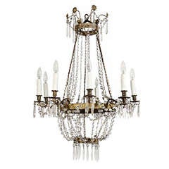 Italian Tole Chandelier