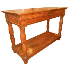 Antique French Restoration Silk Cutters Table