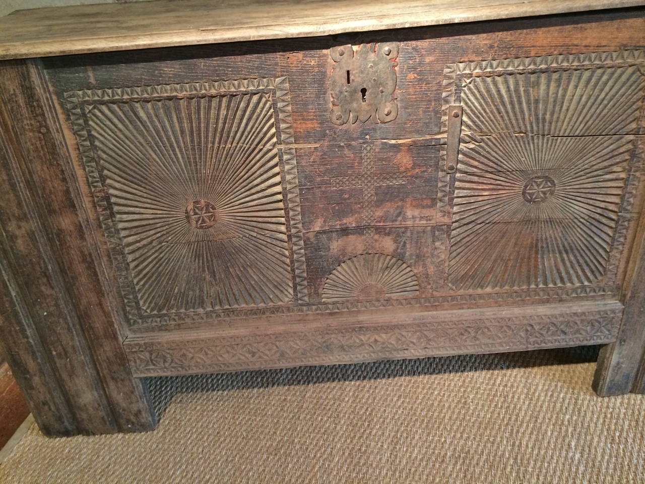 Oak Late 17th. Early 18th.Century Spanish Cassone