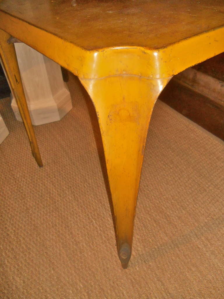 20th Century Pair Tolix Garden or Bistro Tables For Sale