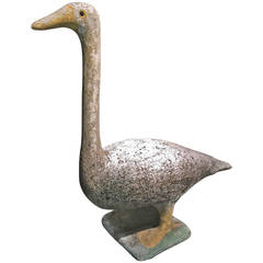 French Cement Goose by Emile Taugourdeau