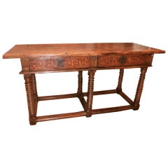 Late 17th. Century Spanish Table
