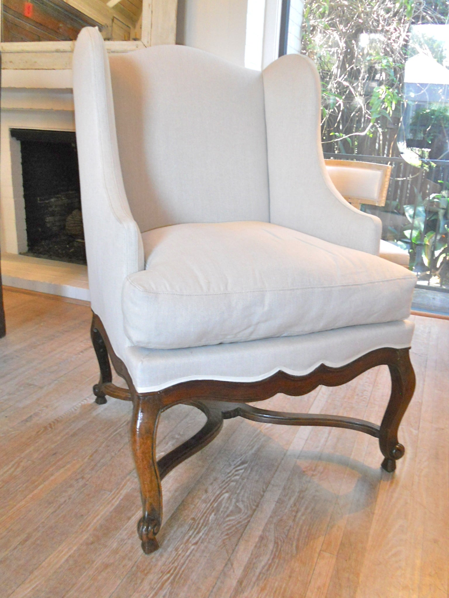 18th Century Transitional Regence / Louis XV Wing Back Bergere
