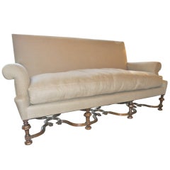 19th.C. English William & Mary Style Sofa