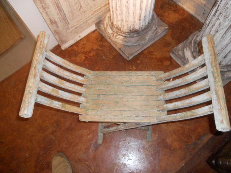 Swedish Baroque Folding Chair 1
