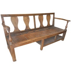 Late 18th. Century English Country Settle