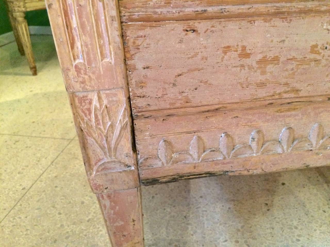 19th Century Painted Swedish Gustavian Settee 6