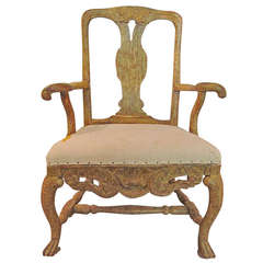 18th Century Swedish Rococco Armchair