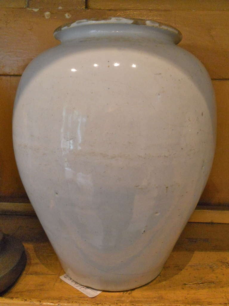 Ceramic 18th Century Dutch Delft Tabac Jar