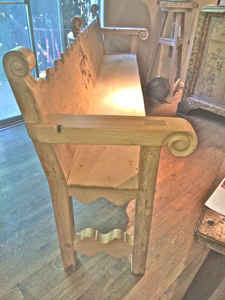 Joinery 19th Century Mexican Colonial Sabino Bench