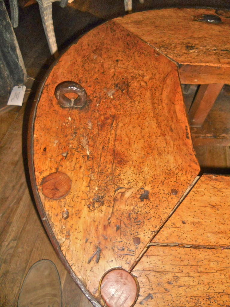 Late 17th Century Wooden & Iron Gear from a Mill For Sale 1