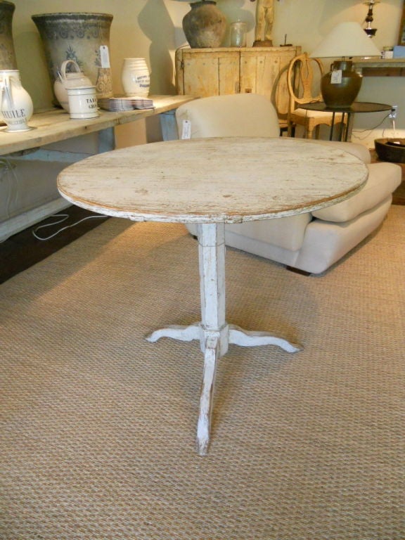 19th. Century Swedish Tilt Top Table