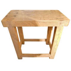 Antique Handsome 18th. Century Spanish White Oak Jewelers Table