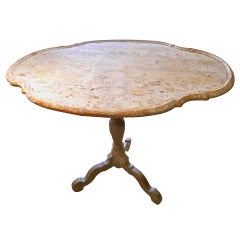 18th. Century Swedish Baroque Tilt Table