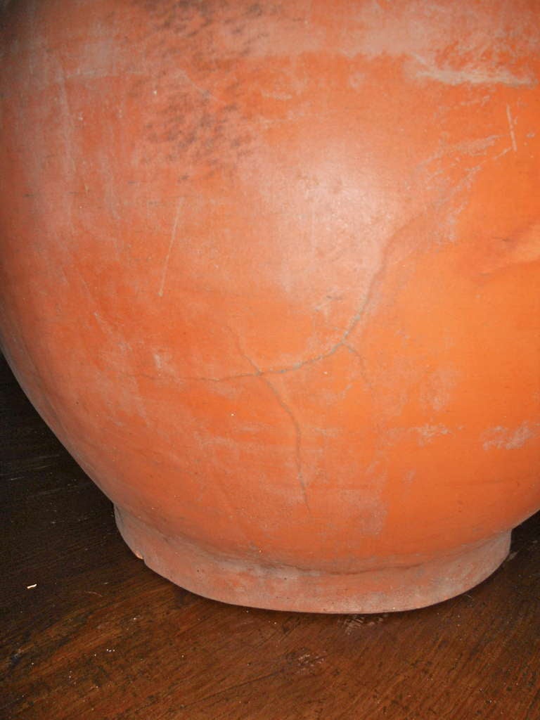 Set of 8 1950's Unglazed Terracotta Vases from Vallurice 3
