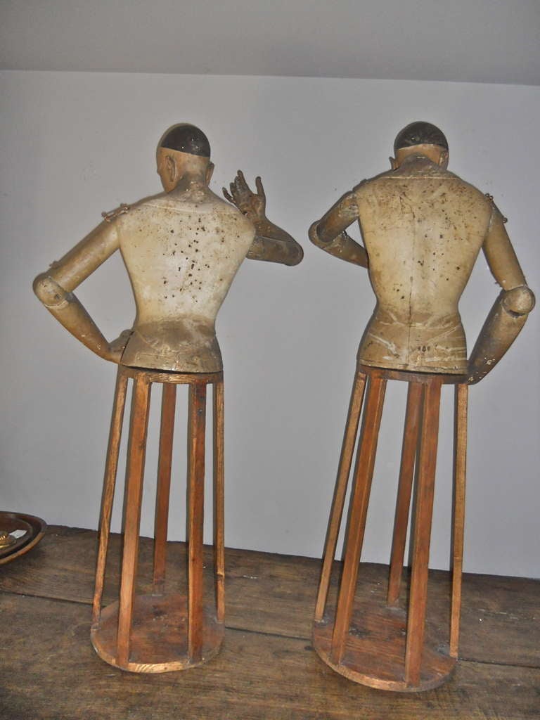 Pair of late 18th./early 19th. Century Articulated Figures 4