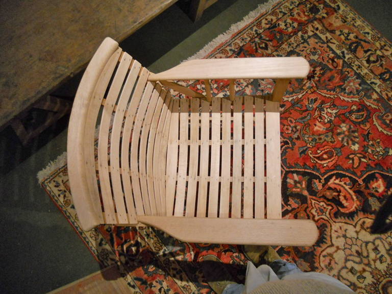 Joinery Pair of Bench-Built Armchairs
