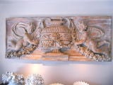 Antique 18th. Century French Louis XVI Carved Panel