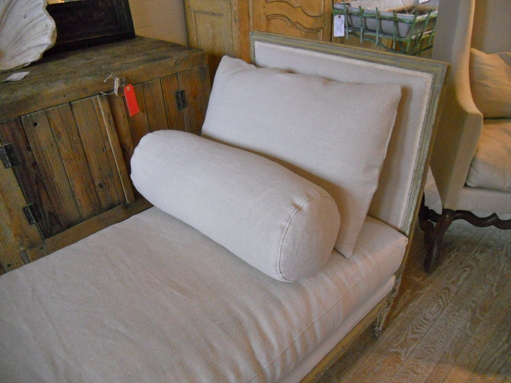 19th Century Painted Louis XVI Lit de Repose 1