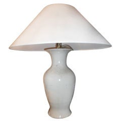 19th.Century Blancde Chine Lamp