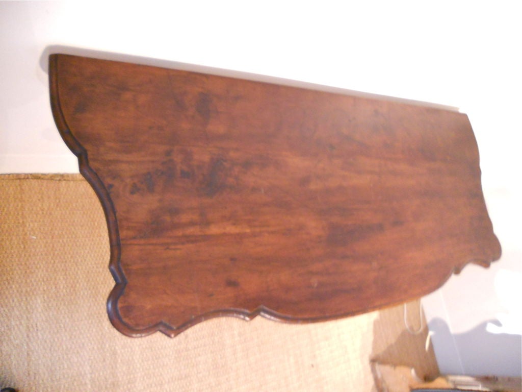 Joinery 19th. C. Italian Walnut Console For Sale