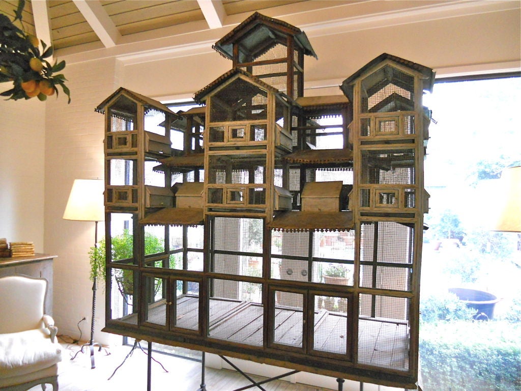 20th Century Huge Italian Bird House For Sale