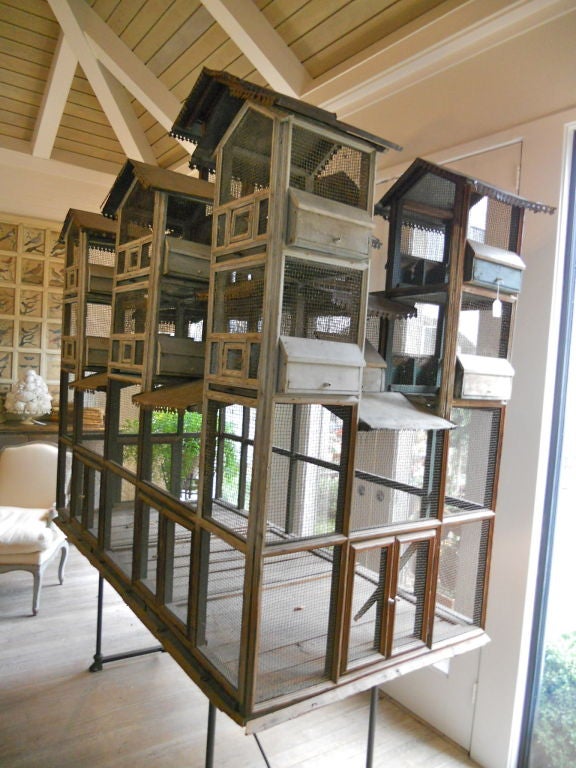 Pine Huge Italian Bird House For Sale