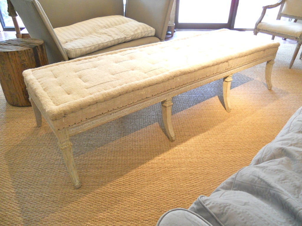 Swedish Gustavian Bench