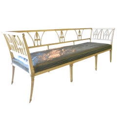 19th.Century Painted Swedish Settee
