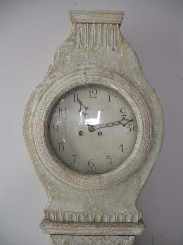 Swedish Gustavian Long Case Clock