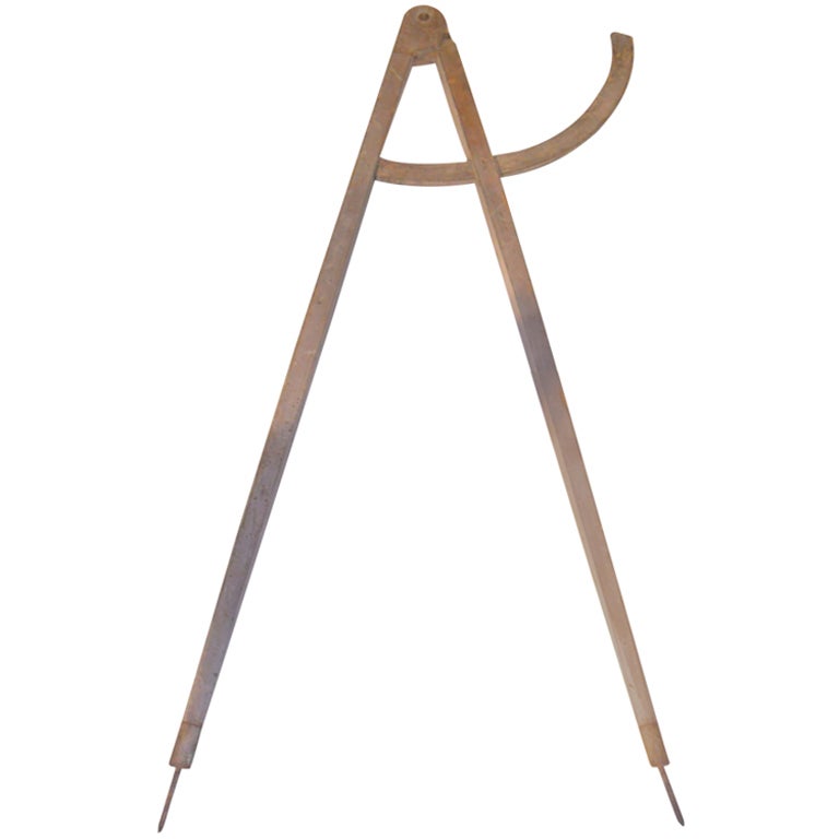 Large Wooden Compass