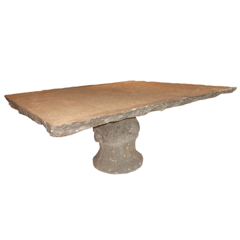 Italian Stone Table at 1stDibs
