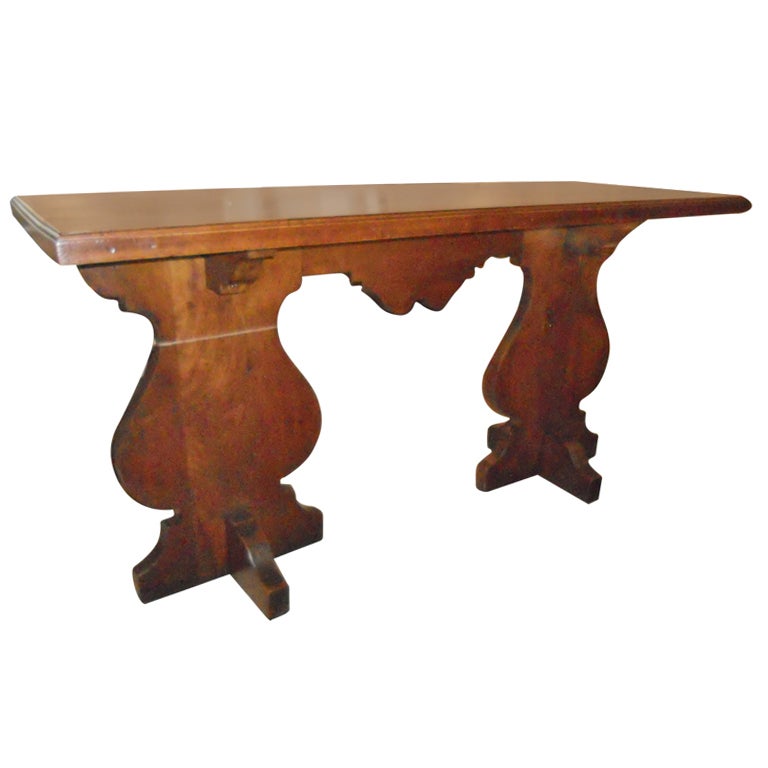 Spanish Walnut Table at 1stdibs